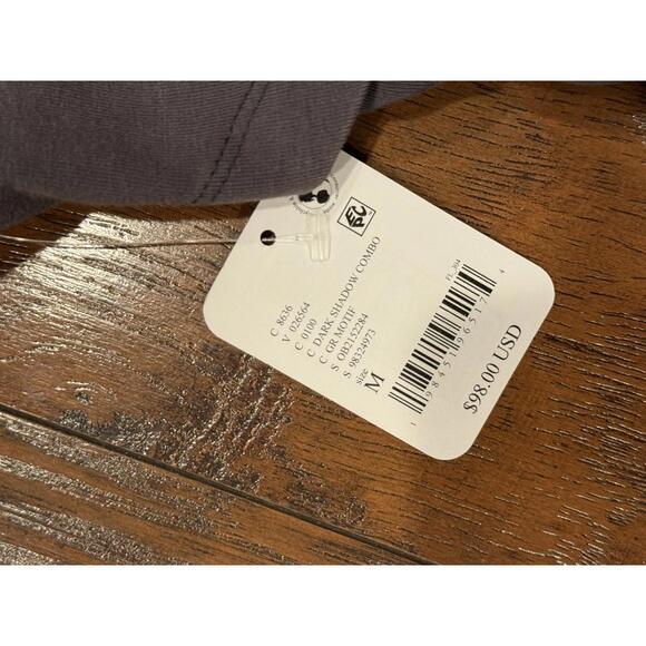 $98 FP Free People Movement M Hot Shot Logo Crossover 2 Piece Set Gray Shadow - Picture 12 of 12